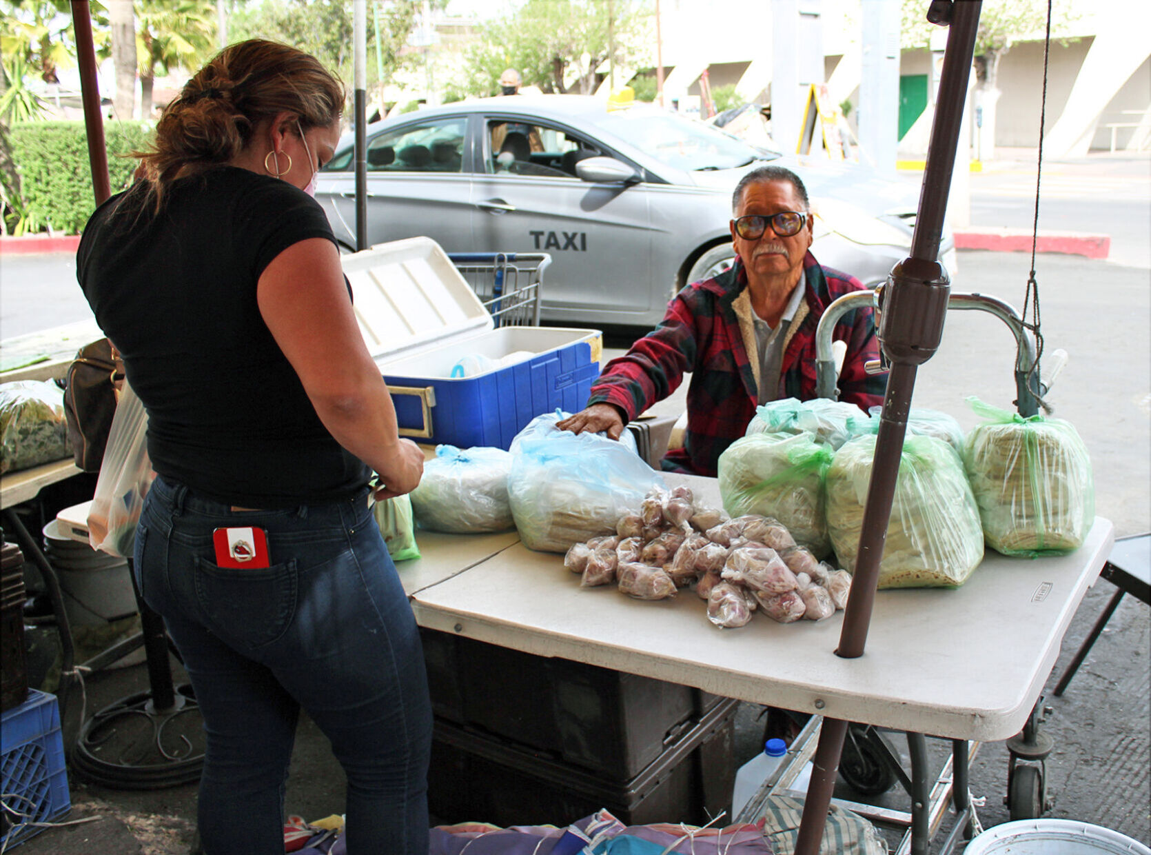 Nogales Sonora food stand